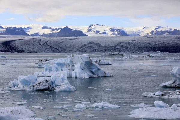 Jokulsarlon Islandia Agosto 2017 Formaciones Hielo Icebergs Laguna Glaciar Islandia — Foto de Stock