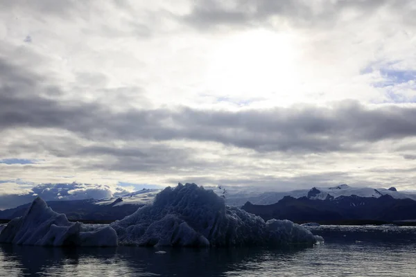 Jokulsarlon Islanda Agosto 2017 Formazioni Ghiaccio Iceberg Nella Laguna Del — Foto Stock