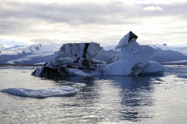 Jokulsarlon Islande Août 2017 Formation Glace Icebergs Dans Lagune Des — Photo