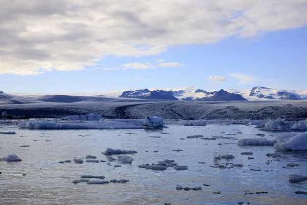 Jokulsarlon Iceland August 2017 Ice Formations Icebergs Glacier Lagoon Iceland — Stock Photo, Image