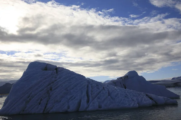 Jokulsarlon Islanda Agosto 2017 Formazioni Ghiaccio Iceberg Nella Laguna Del — Foto Stock