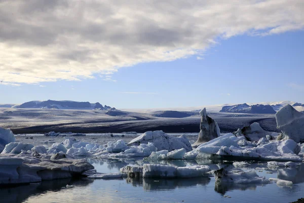 Jokulsarlon Iceland August 2017 Ice Formations Icebergs Glacier Lagoon Iceland — Stock Photo, Image