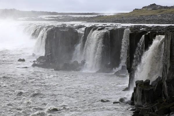 Ijsland Augustus 2017 Sellfoss Waterval Ijsland Europa — Stockfoto