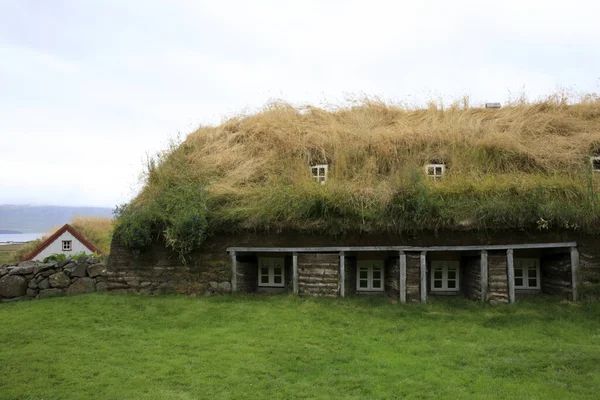 Akureyri Islandia Agosto 2017 Una Casa Campo Área Del Museo — Foto de Stock