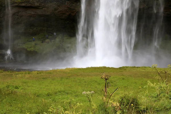 Seljalandsfoss Iceland August 2017 Seljalandsfoss One Most Famous Icelandic Waterfall — Stock Fotó