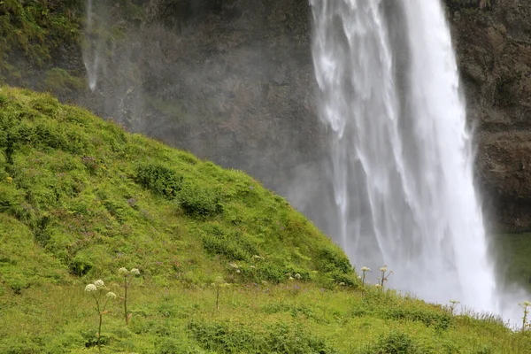 Seljalandsfoss Iceland August 2017 Seljalandsfoss One Most Famous Icelandic Waterfall — Stock fotografie