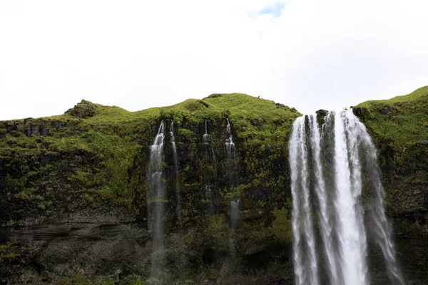 Seljalandsfoss Iceland August 2017 Seljalandsfoss One Most Famous Icelandic Waterfall — Stock Fotó
