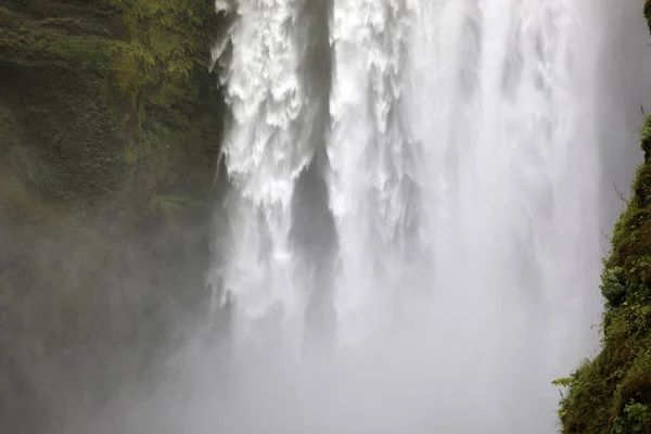 Скогафель Исландия Августа 2017 Года Озил Знаменитый Водопад Скогафель Юге — стоковое фото