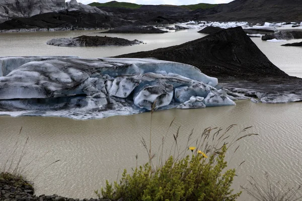 Ijsland Augustus 2017 Skeidararjokull Gletsjer Bij Vatnajokull Ijsland Europa — Stockfoto