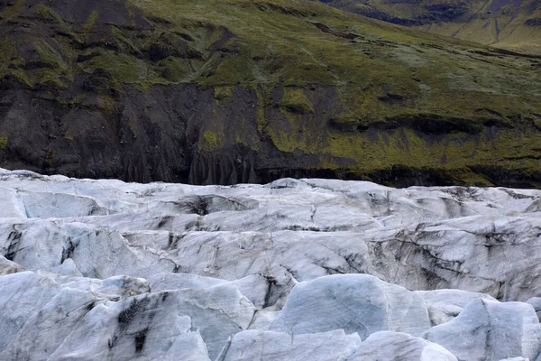 Skaftafell Iceland August 2017 Skaftafellsjokull Discores View Ice Formation Iceland — 스톡 사진