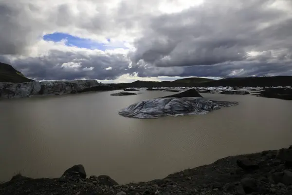 Skaftafell Iceland 2017年8月18日 Skaftafellsjokull氷河の氷の形成とビュー アイスランド ヨーロッパ — ストック写真