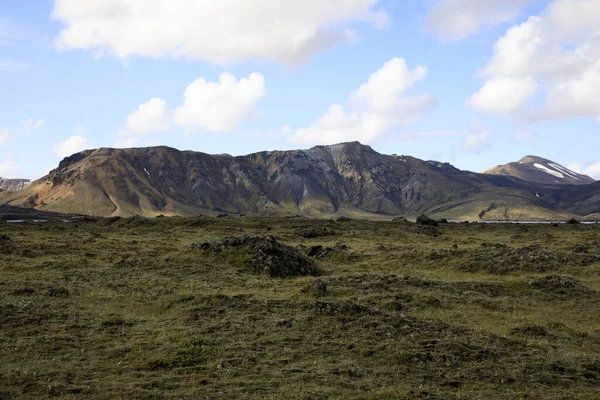 Landmannalaugar Islandia Agosto 2017 Las Montañas Cerca Del Parque Landmannalaugar —  Fotos de Stock