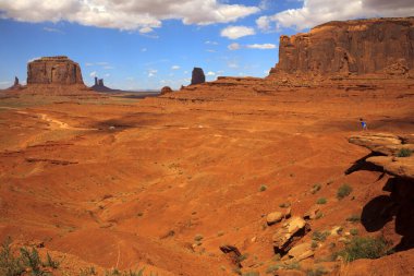 Utah/Arizona / USA - August 05, 2015: The Monument Valley Navajo Tribal Reservation landscape, Utah/Arizona, USA