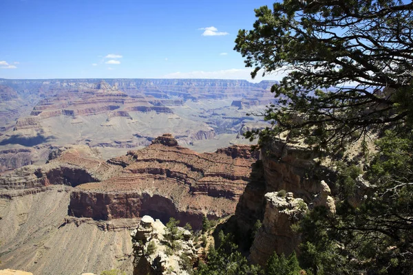 Arizona Usa August 2015 South Rim Grand Canyon Landscape Arizona — стокове фото