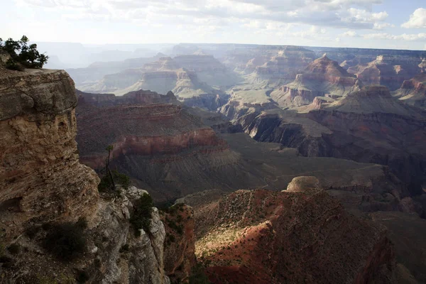 Arizona Usa August 2015 South Rim Grand Canyon Landscape Arizona — стокове фото