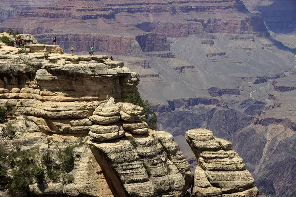 Arizona Usa August 2015 South Rim Grand Canyon Landscape Arizona — стокове фото