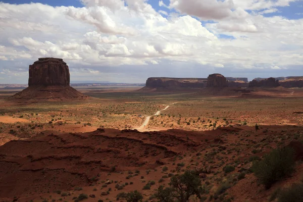 Utah Arizona Eua Agosto 2015 Vale Monumento Navajo Paisagem Reservas — Fotografia de Stock