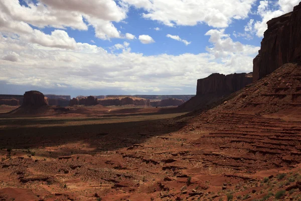 Юта Аризона Сша Августа 2015 Года Ландшафт Резервации Племени Навахо — стоковое фото