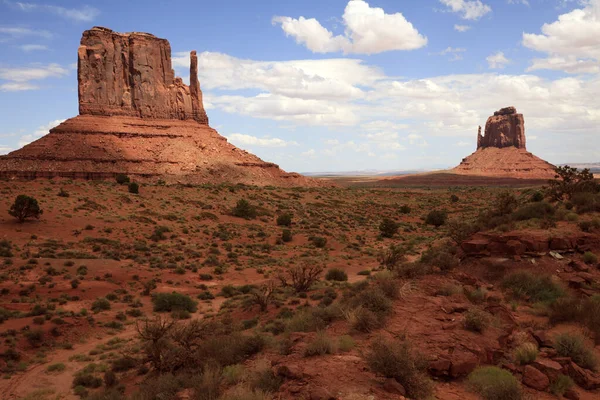 Utah Arizona Eua Agosto 2015 Vale Monumento Navajo Paisagem Reservas — Fotografia de Stock