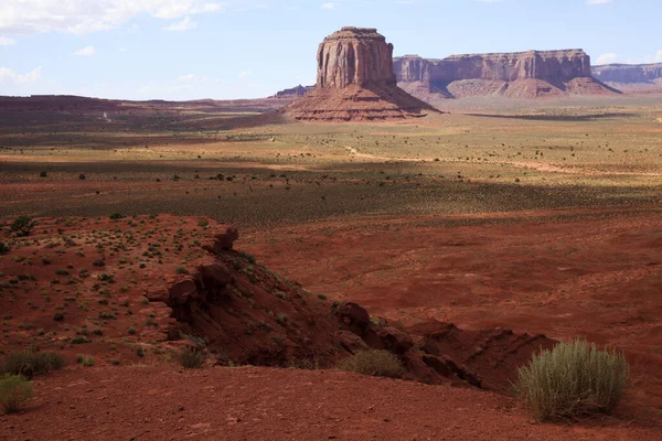 Utah Arizona Eua Agosto 2015 Vale Monumento Navajo Paisagem Reservas — Fotografia de Stock