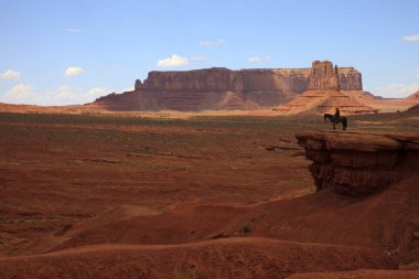 Utah/Arizona / USA - August 10, 2015: The Monument Valley Navajo Tribal Reservation landscape, Utah/Arizona, USA