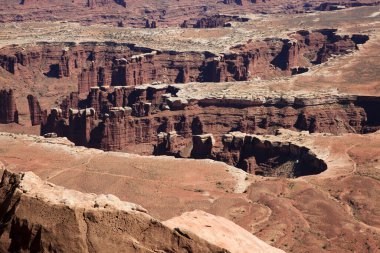 Utah / USA - August 11, 2015: Island In The Sky Canyolands National Park landscape, Utah, USA