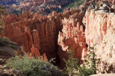 Utah / USA - August 22, 2015: View at Bryce Point in Bryce Canyon National Park, Utah, USA