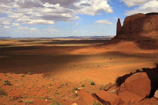 Utah Arizona Eua Agosto 2015 Vale Monumento Navajo Paisagem Reservas — Fotografia de Stock