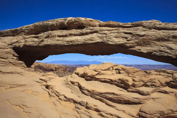 Utah Usa August 2015 Rock Arc Island Sky Canyolands National — Stock Photo, Image