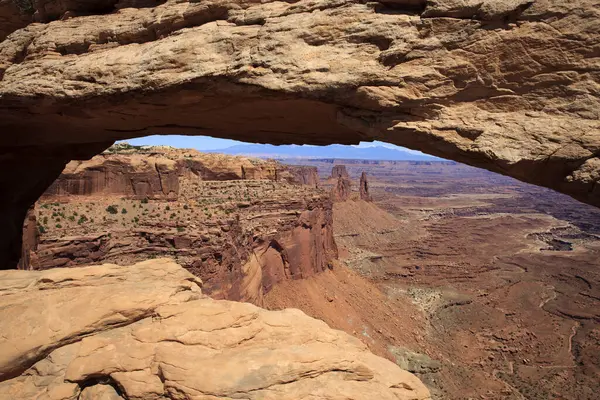 Utah Usa August 2015 Rock Arc Island Sky Canyolands National — Stock Photo, Image