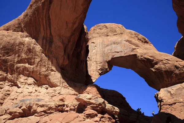 Moab Utah Usa August 2015 Rock Formation Landscape Arches National — Stockfoto