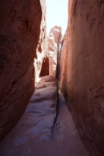 Moab Utah Usa August 2015 Rock Formation Landscape Arches National — Stockfoto