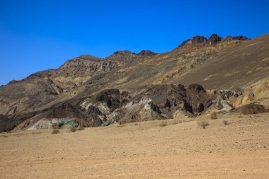 Kaliforniya / Usa - 22 Ağustos 2015: Sanatçının çevresindeki manzara Ölüm Vadisi Ulusal Parkı, Kaliforniya, Usa