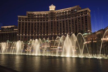 Las Vegas, Nevada / Usa - 27 Ağustos 2015: Bellagio Hotel Las Vegas, Nevada, Usa
