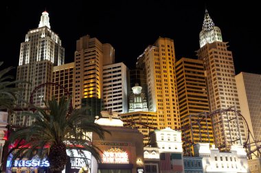 Las Vegas, Nevada / Usa - 27 Ağustos New York Oteli Las Vegas, Nevada, Usa