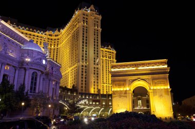 Las Vegas, Nevada / Usa - 27 Ağustos 2015: Las Vegas, Nevada, Usa 'daki Paris Oteli