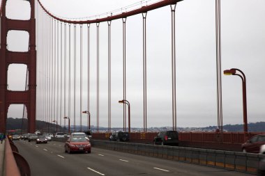 San Francisco, California / Usa - 28 Ağustos 2015: Golden Gate Köprüsü, San Francisco, California, Usa