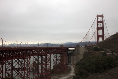 San Francisco, California / Usa - 28 Ağustos 2015: Golden Gate Köprüsü, San Francisco, California, Usa