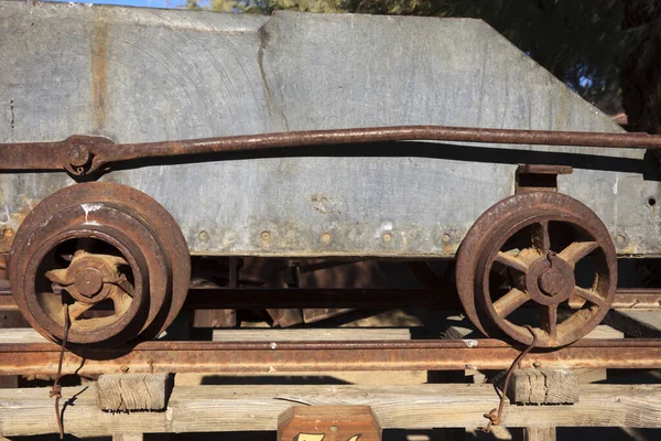 California Usa August 2015 Old Railway Wagon Death Valley National — Stock Photo, Image