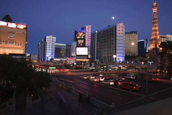 Las Vegas Nevada Usa Srpna 2015 Las Vegas Pohled Noci — Stock fotografie