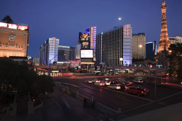 Las Vegas Nevada Usa Agosto 2015 Las Vegas Vista Notte — Foto Stock