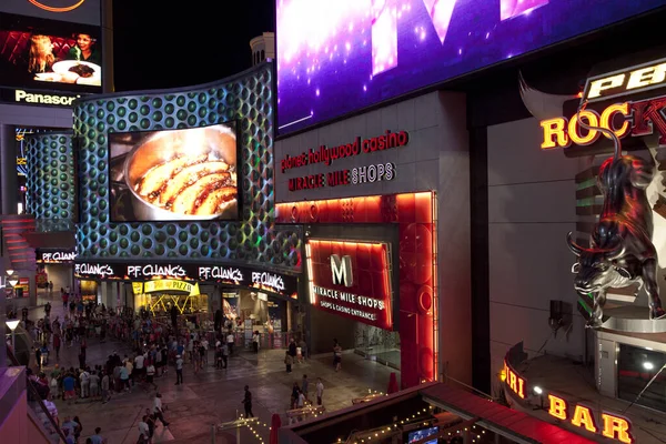 Las Vegas Nevada Usa Серпня 2015 Las Vegas Вид Вночі — стокове фото