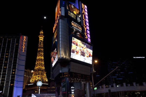 Las Vegas Nevada Usa Agosto 2015 Las Vegas Vista Notte — Foto Stock