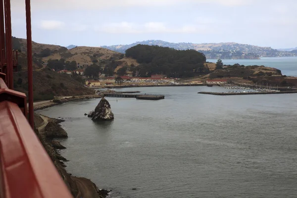 San Francisco California Usa Augustus 2015 Zicht Vanaf Golden Gate — Stockfoto