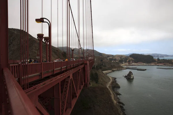 San Francisco Kalifornia Usa Sierpnia 2015 Widok Mostu Golden Gate — Zdjęcie stockowe