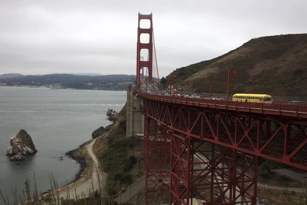 San Francisco California Usa Sierpnia 2015 Most Złotej Bramy San — Zdjęcie stockowe