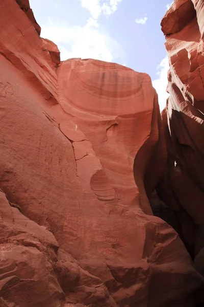 Page Arizona Usa Augusztus 2015 Rock Formációk Belül Upper Antelope — Stock Fotó