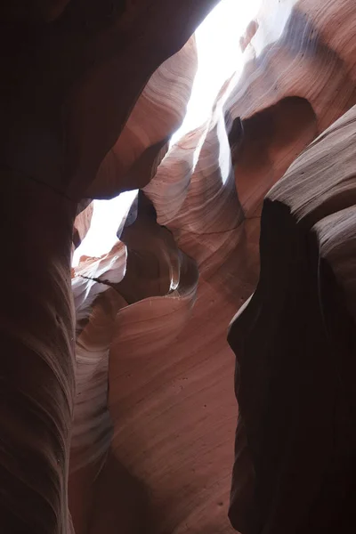 Page Arizona Usa August 2015 Rock Formations Upper Antelope Canyon — Stock Photo, Image