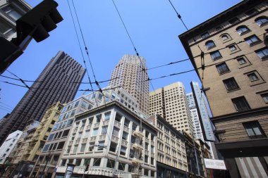 San Francisco, California / Usa - 25 Ağustos 2015: San Francisco City, San Francisco, Kaliforniya, Usa