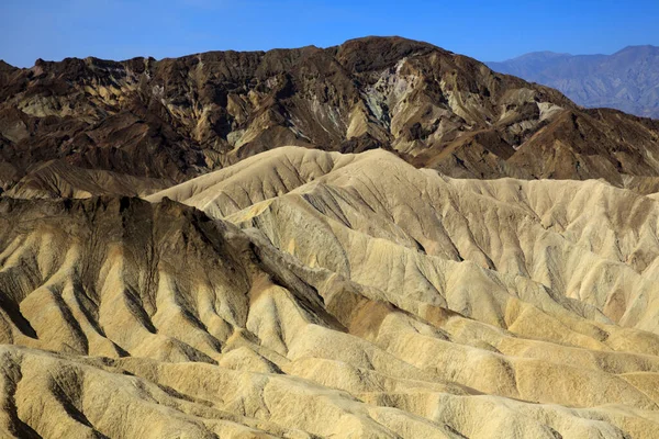 Kaliforniya Usa Ağustos 2015 Zabriskie Çevresindeki Manzara Kaya Oluşumları Ölüm — Stok fotoğraf